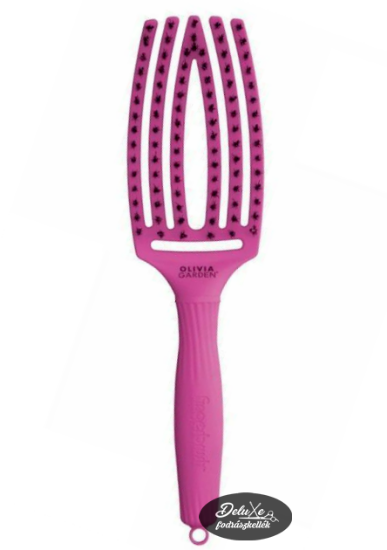 Olivia Garden - Fingerbrush Combo "M" bontókefe (Bright Pink) képe