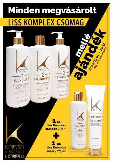 Keratin Structure - Liss Komplex Hajegyenesítő kezelés - Teljes szett akció képe