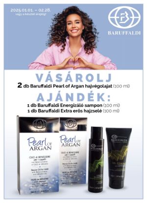 Kép AKCIÓ - Baruffaldi - Pearl of Argan - Hajvégápoló  szérum AJÁNDÉK Baruffaldi sampon+zselé