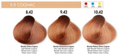 Kép HS Milano hajfesték 100 ml - Konyak színek (8.42-10.42)