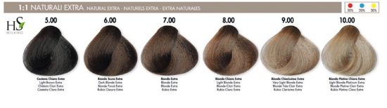 HS Milano hajfesték 100 ml - Extra őszhajfedő natúr színek (5.00-10.00) képe