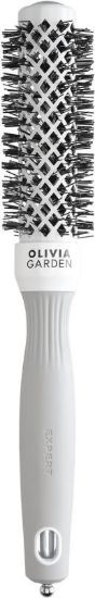 Olivia Garden - Shine White & Grey körkefe 25 mm képe