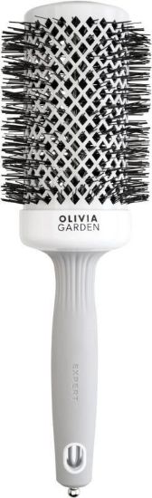 Olivia Garden - Shine White & Grey körkefe 55 mm képe